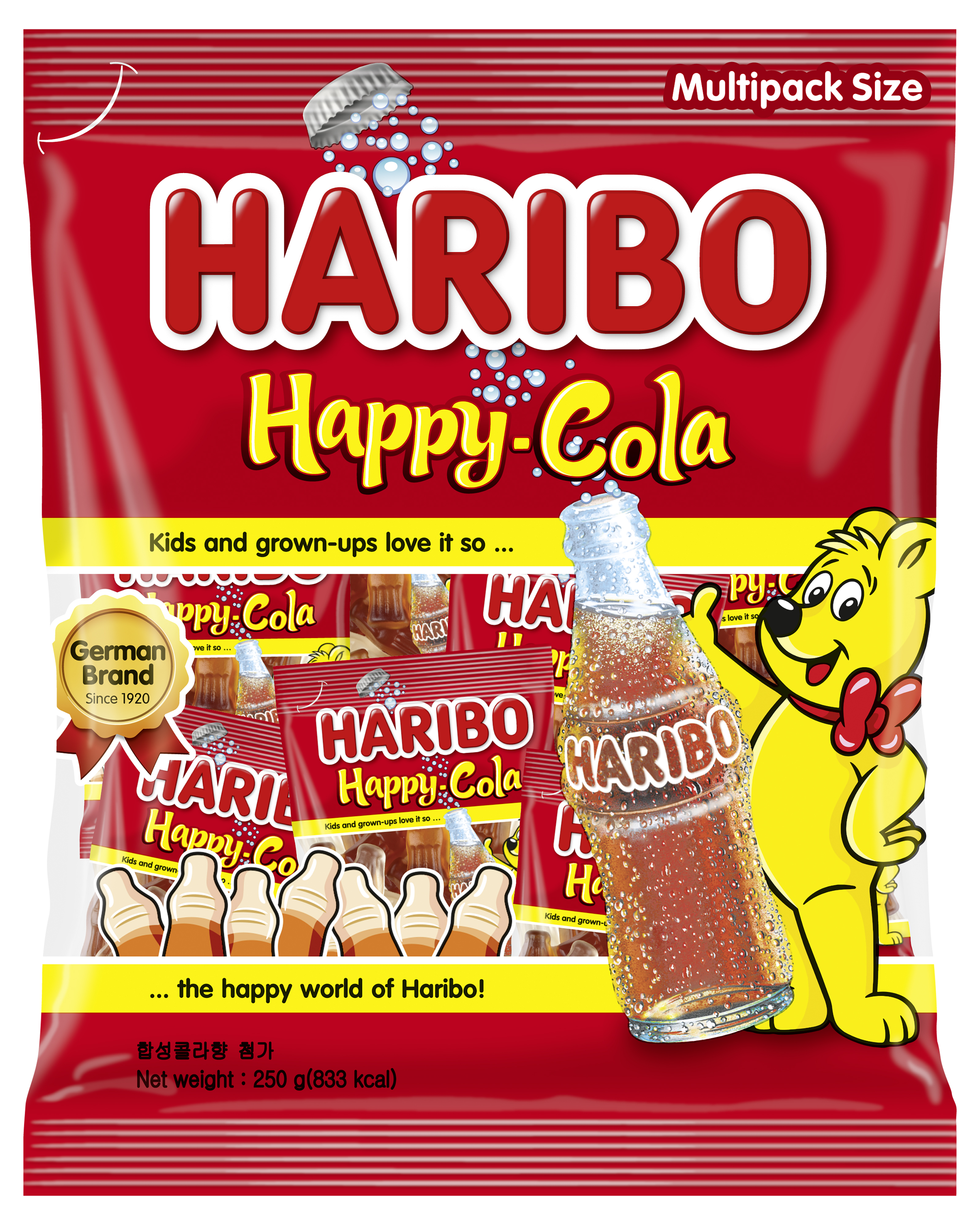 予約】HARIBO ZIP POUCHハリボーハッピーコーラポーチ（ポーチ